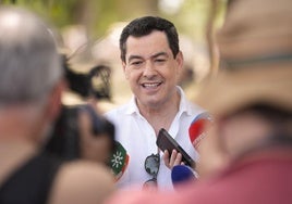 El presidente de la Junta de Andalucía, Juanma Moreno, en una imagen de archivo.