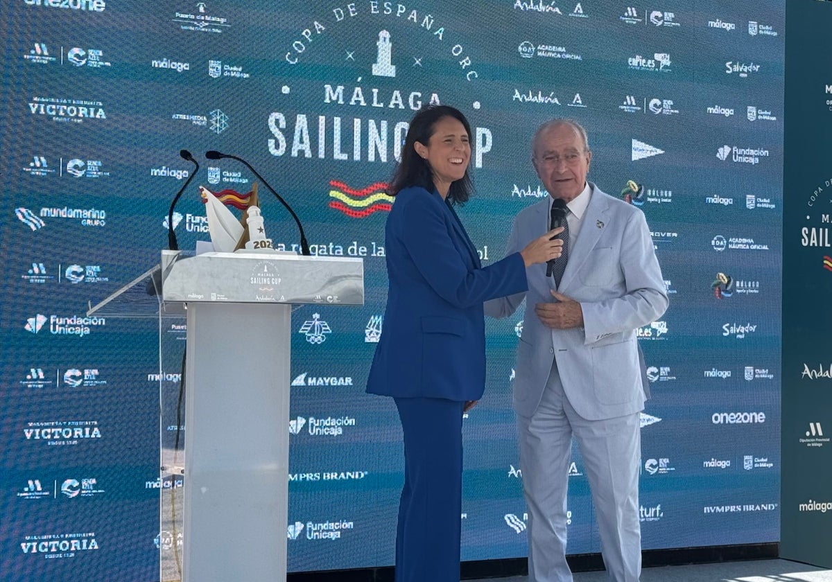 De la Torre, este jueves en la presentación de la Sailing Cup, en la que habló de Al-Thani.