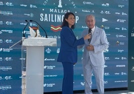 De la Torre, este jueves en la presentación de la Sailing Cup, en la que habló de Al-Thani.