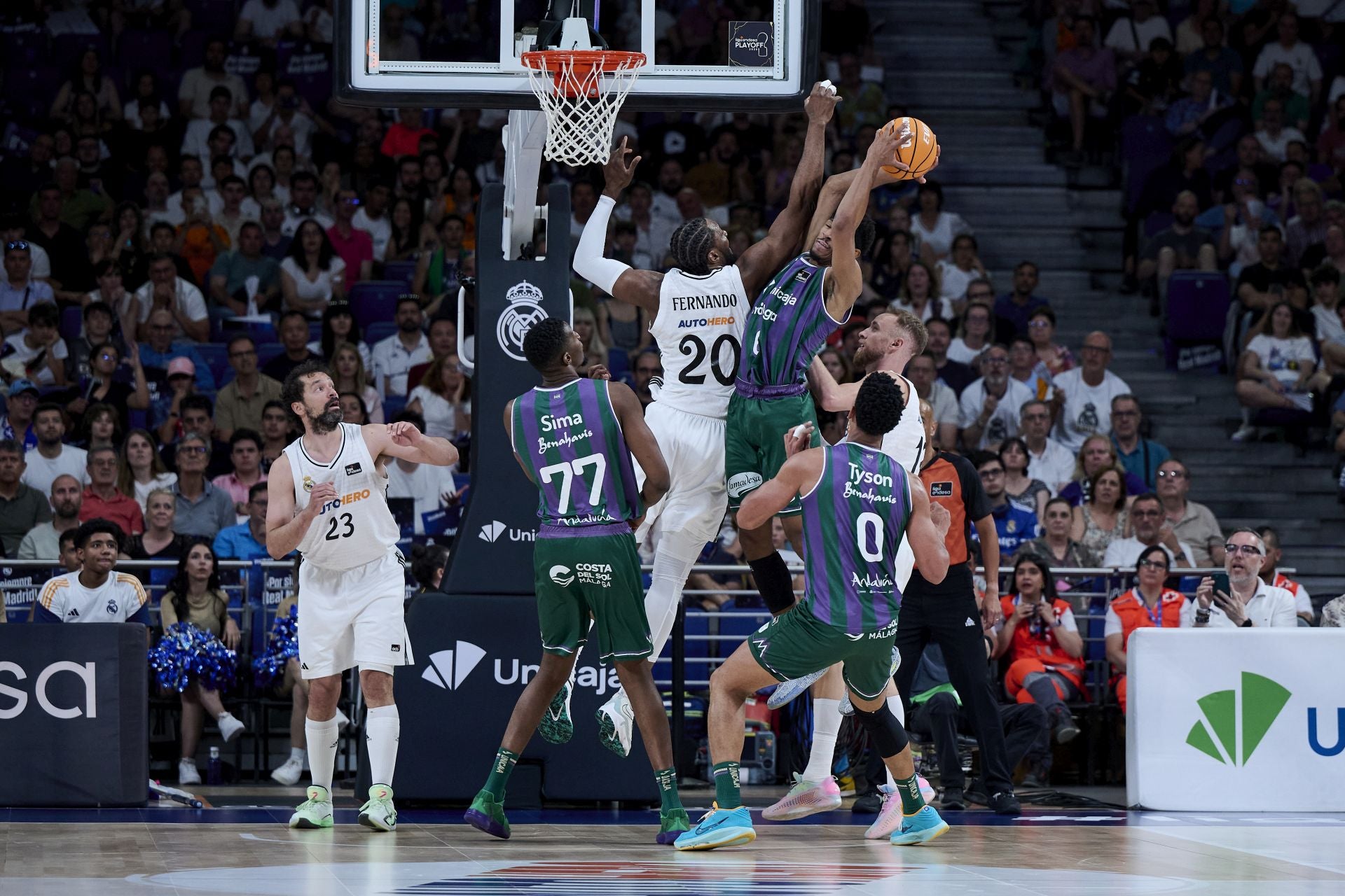 Las mejores imágenes del segundo partido de semifinales Real Madrid-Unicaja