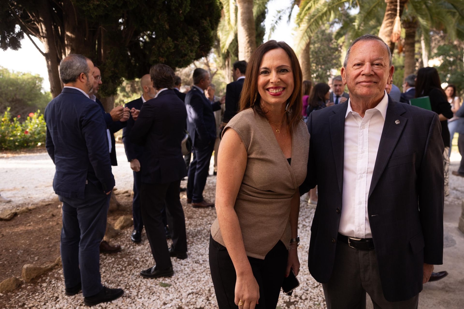 Coloquio entre la consejera de Fomento, Rocío Díaz, con el director de SUR, Manolo Castillo