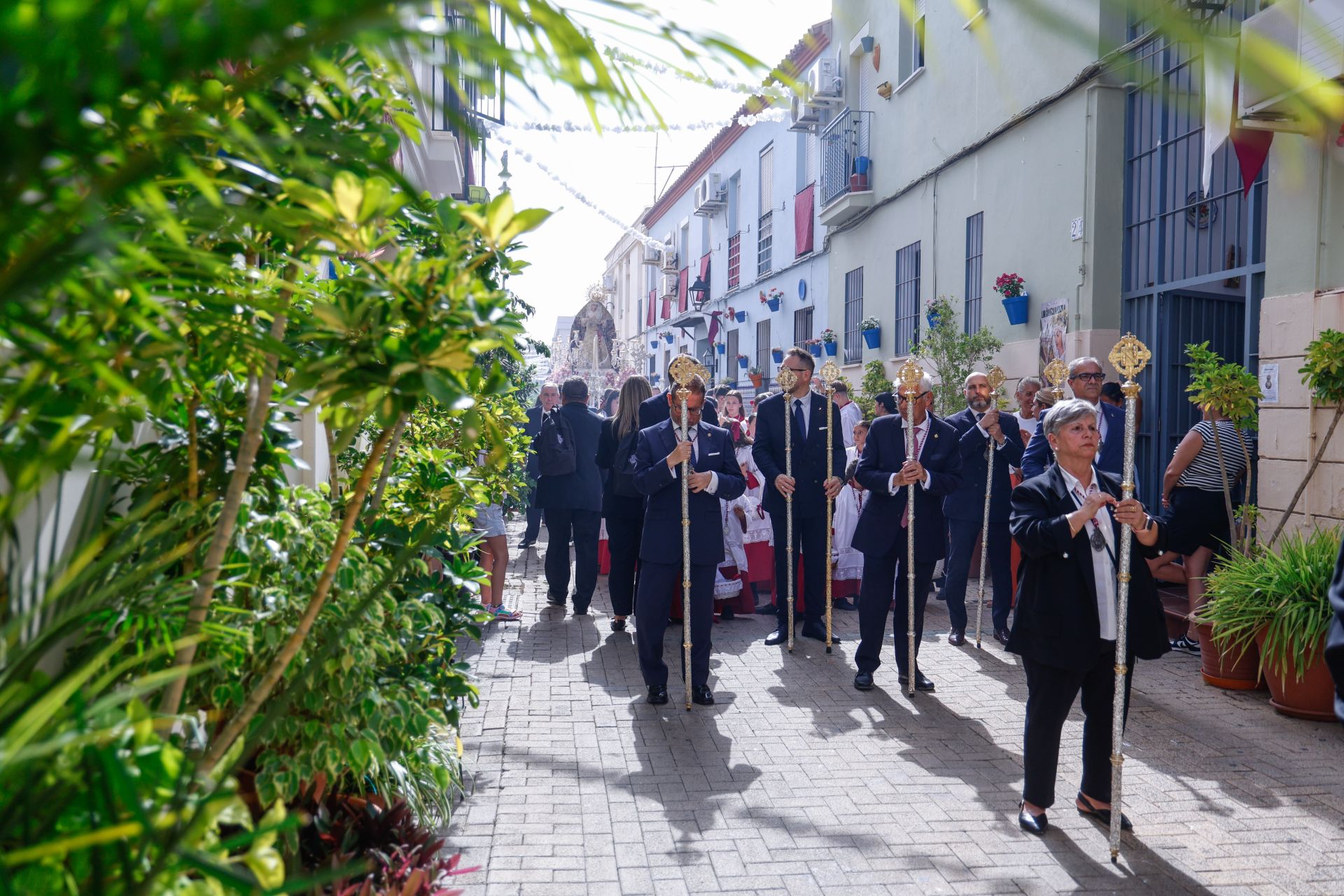 Salida procesional de la Virgen de la Trinidad
