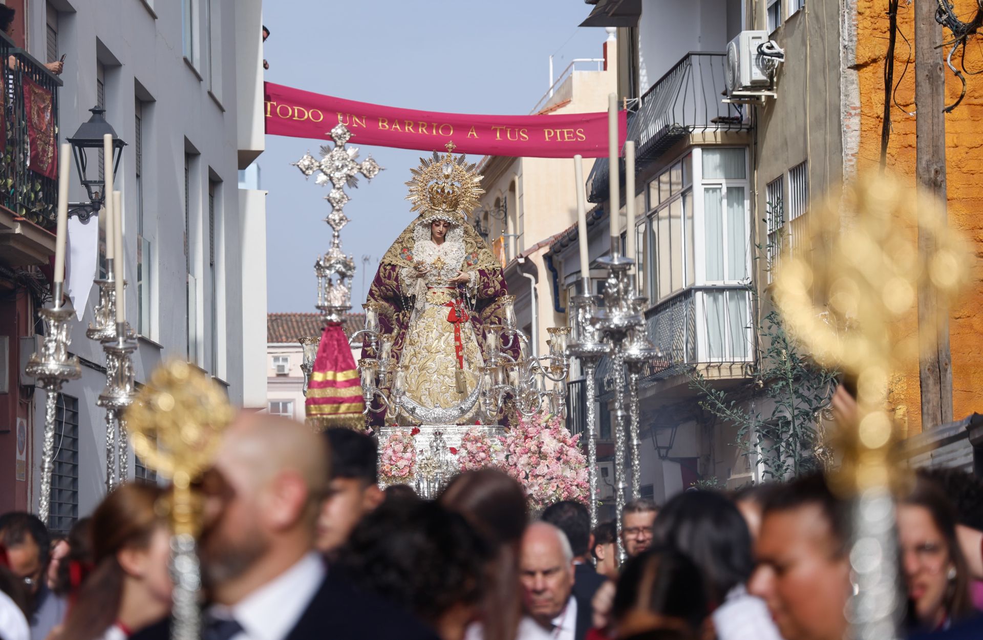 Salida procesional de la Virgen de la Trinidad