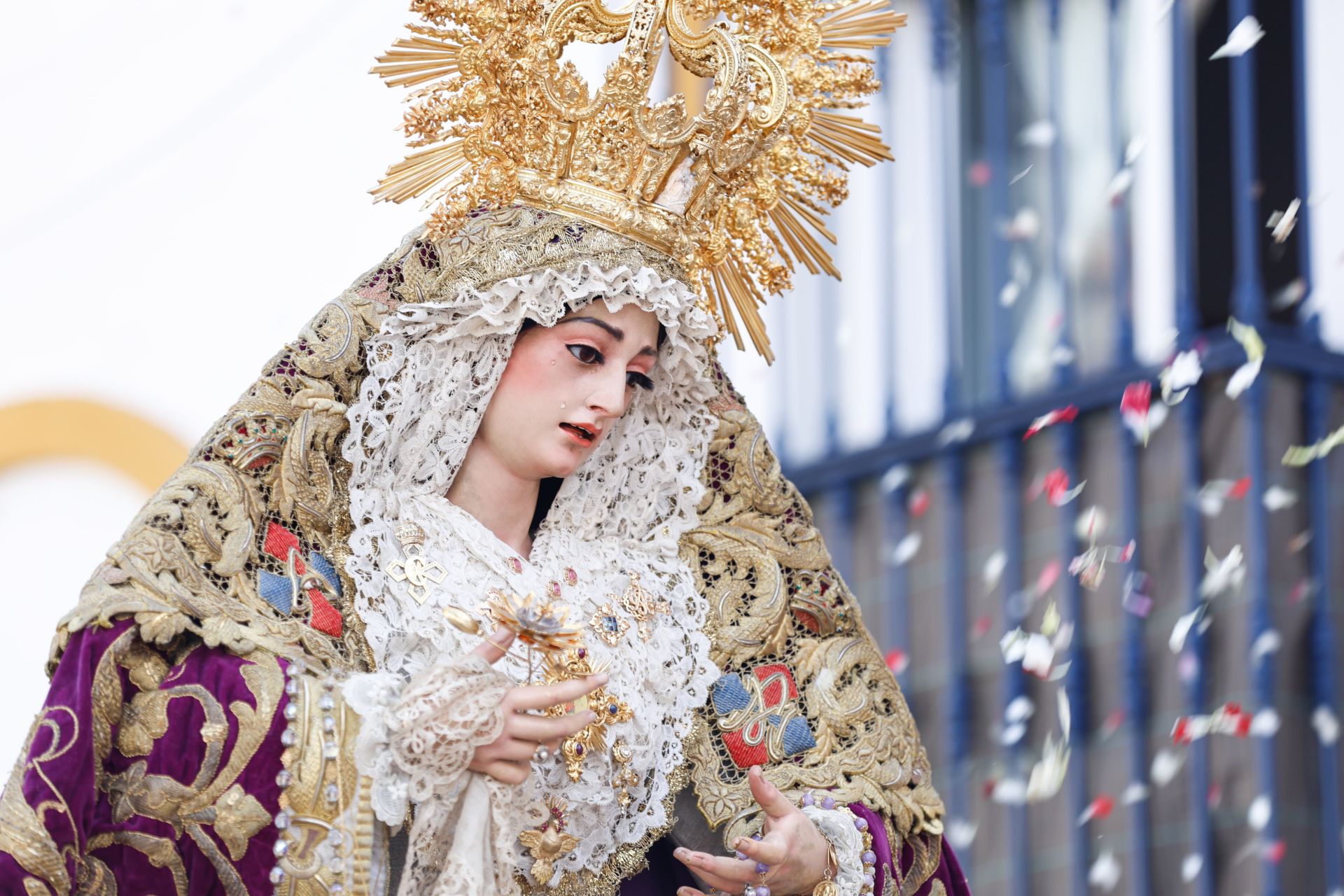 Salida procesional de la Virgen de la Trinidad