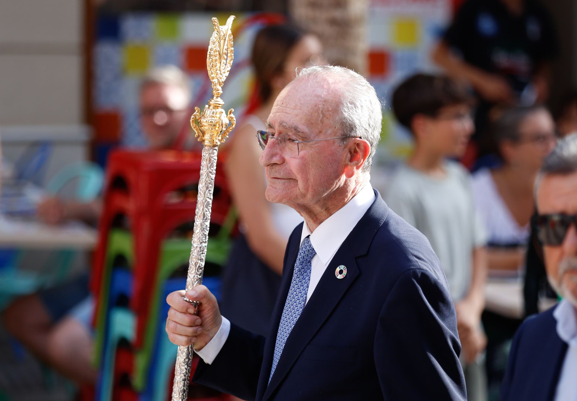 San Ciriaco y Santa Paula, los Patronos de Málaga, en procesión
