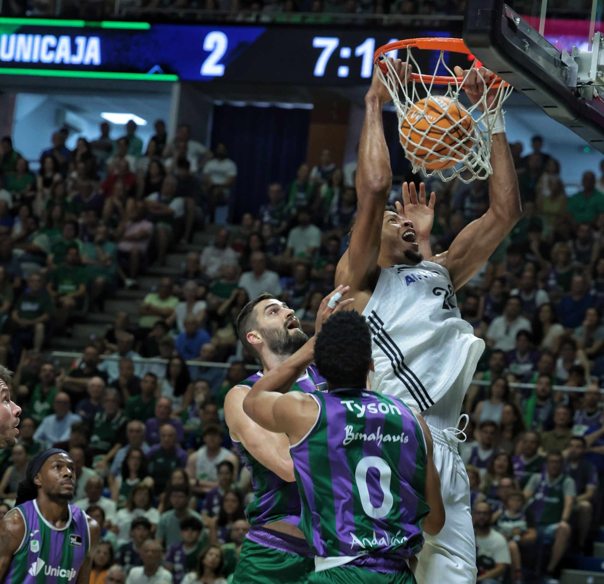 Las mejores imágenes del tercer partido de semifinales: Unicaja-Real Madrid