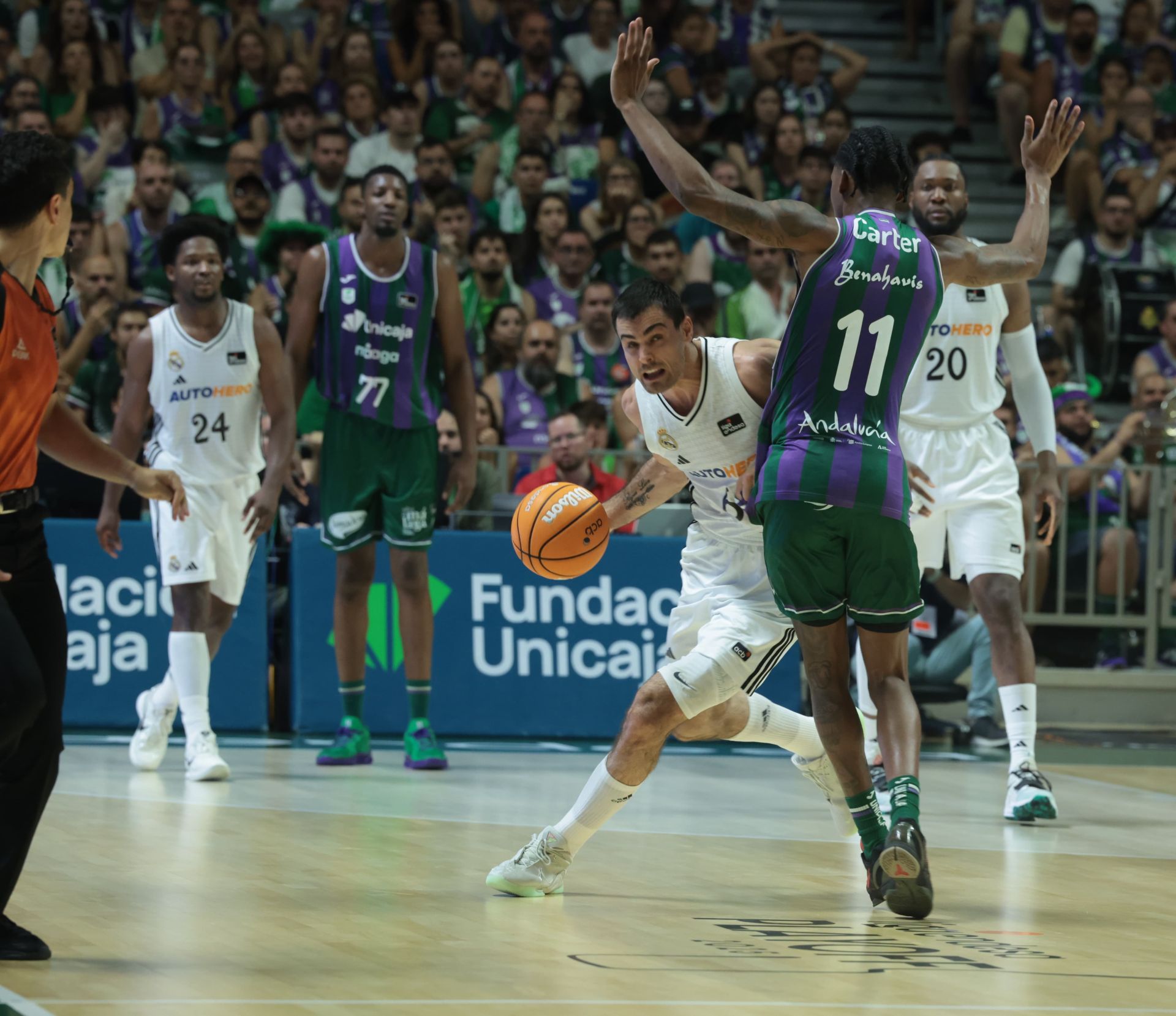 Las mejores imágenes del tercer partido de semifinales: Unicaja-Real Madrid
