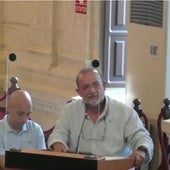 El representantes de los trabajadores de Parcemasa Miguel Ángel Casado, durante su intervención este lunes en la comisión de Medio Ambiente.