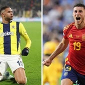 En-Nesyri (Fenerbahce) y Roberto (con la sub-21 española), ambos con pasado malaguista.