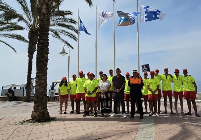Presentación del dispositivo de playas en Algarrobo.