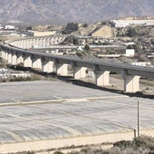 Viaducto de la obra del AVE en Almería.