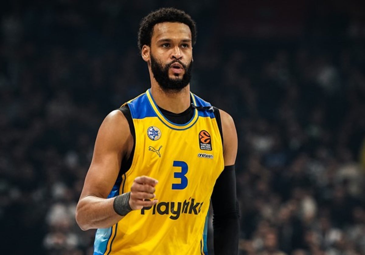 James Webb, durante su etapa en el Maccabi.