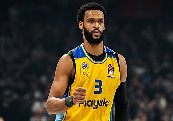 James Webb, durante su etapa en el Maccabi.