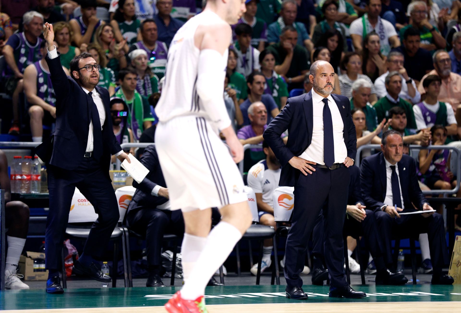El cuarto duelo entre Unicaja y Real Madrid, en imágenes