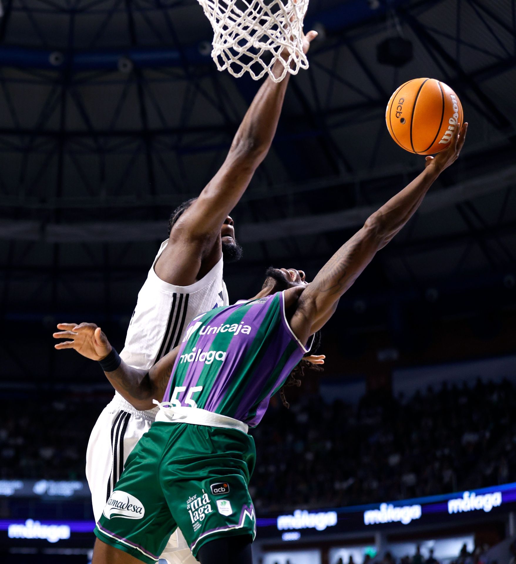 El cuarto duelo entre Unicaja y Real Madrid, en imágenes