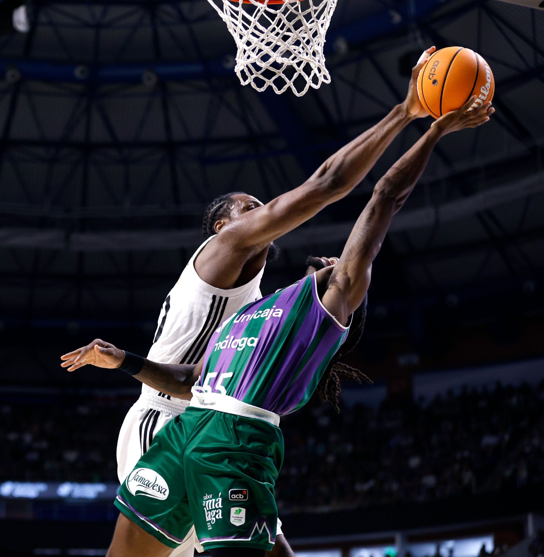 El cuarto duelo entre Unicaja y Real Madrid, en imágenes
