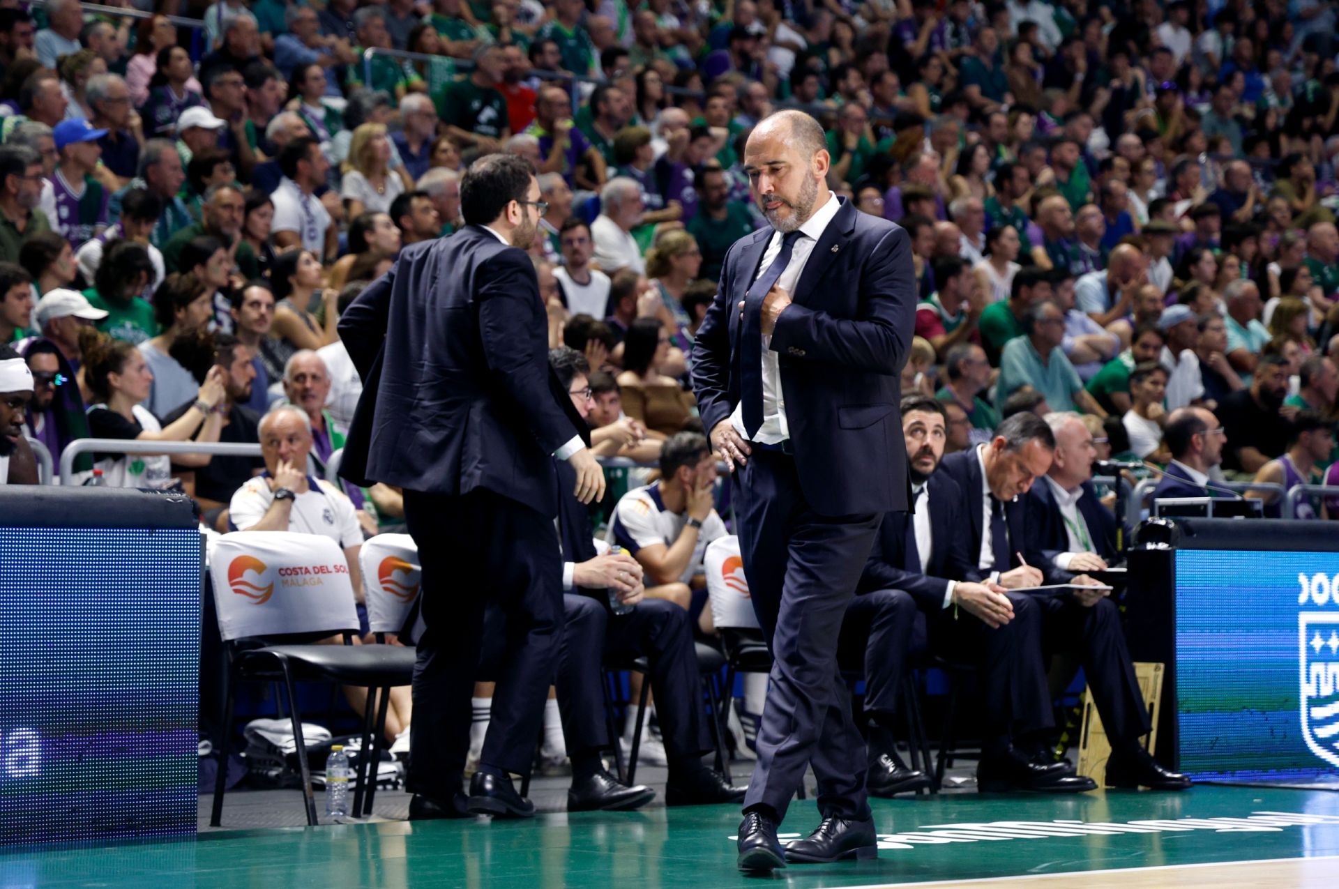 El cuarto duelo entre Unicaja y Real Madrid, en imágenes