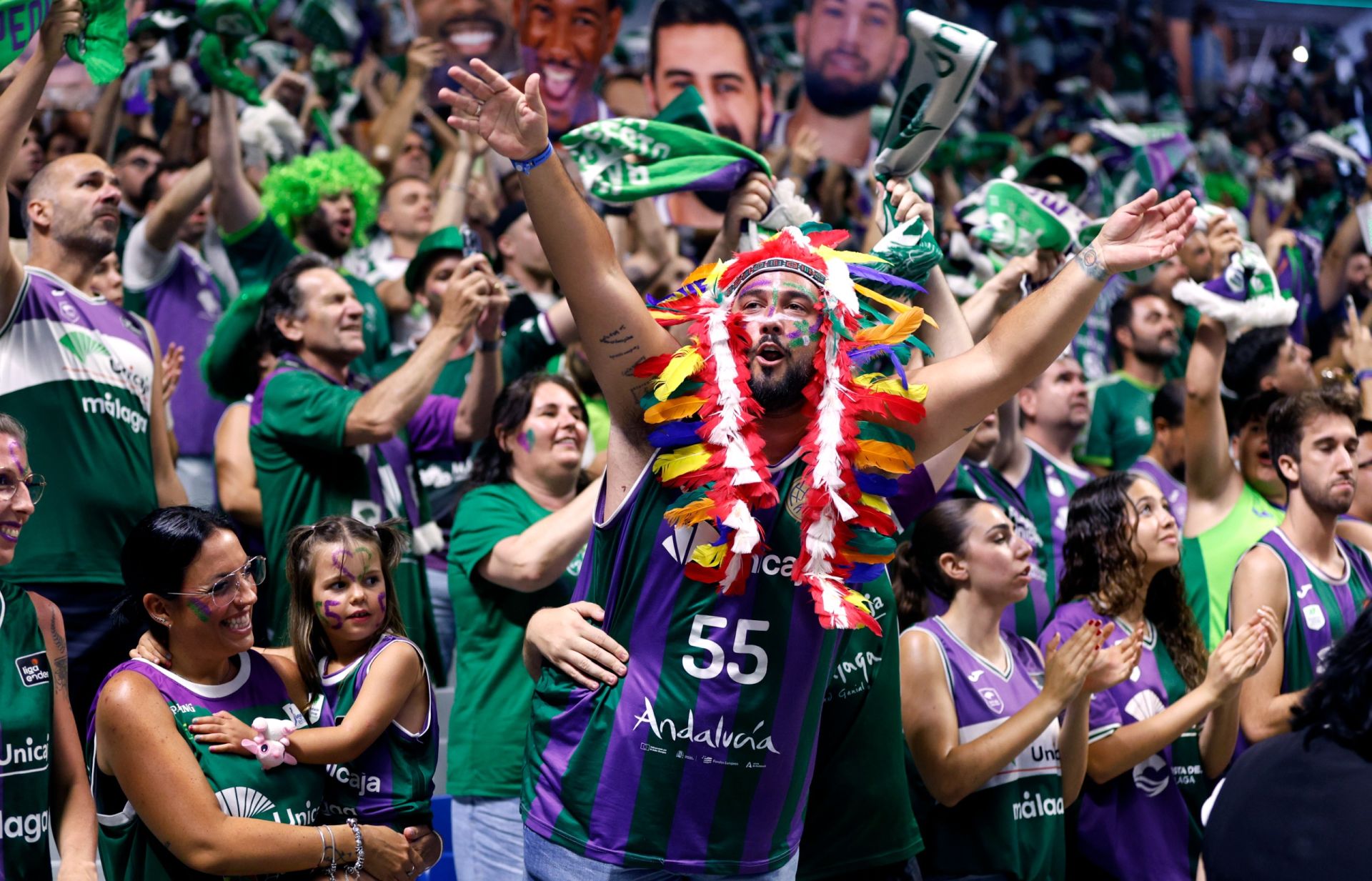El cuarto duelo entre Unicaja y Real Madrid, en imágenes