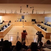 Vista del salón de plenos en una imagen de archivo.