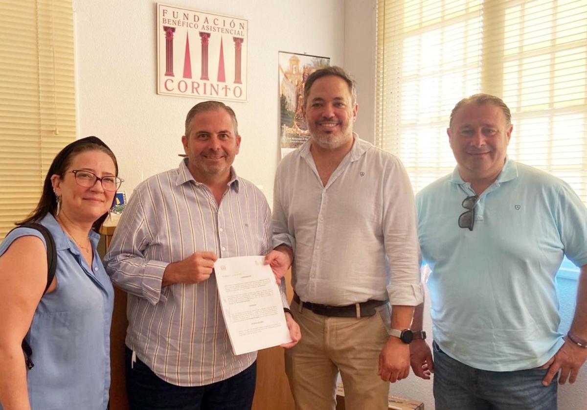 La Pollinica se suma a la Fundación Corinto como hermandad asociada