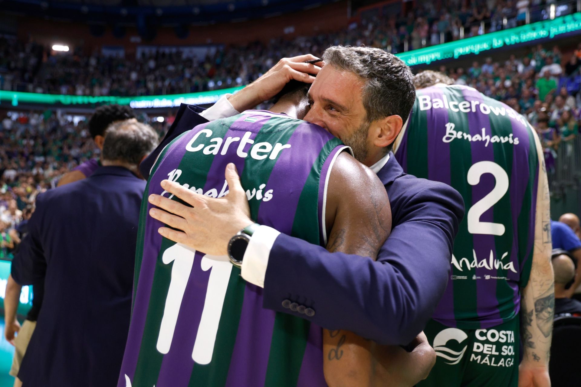 El cuarto duelo entre Unicaja y Real Madrid, en imágenes