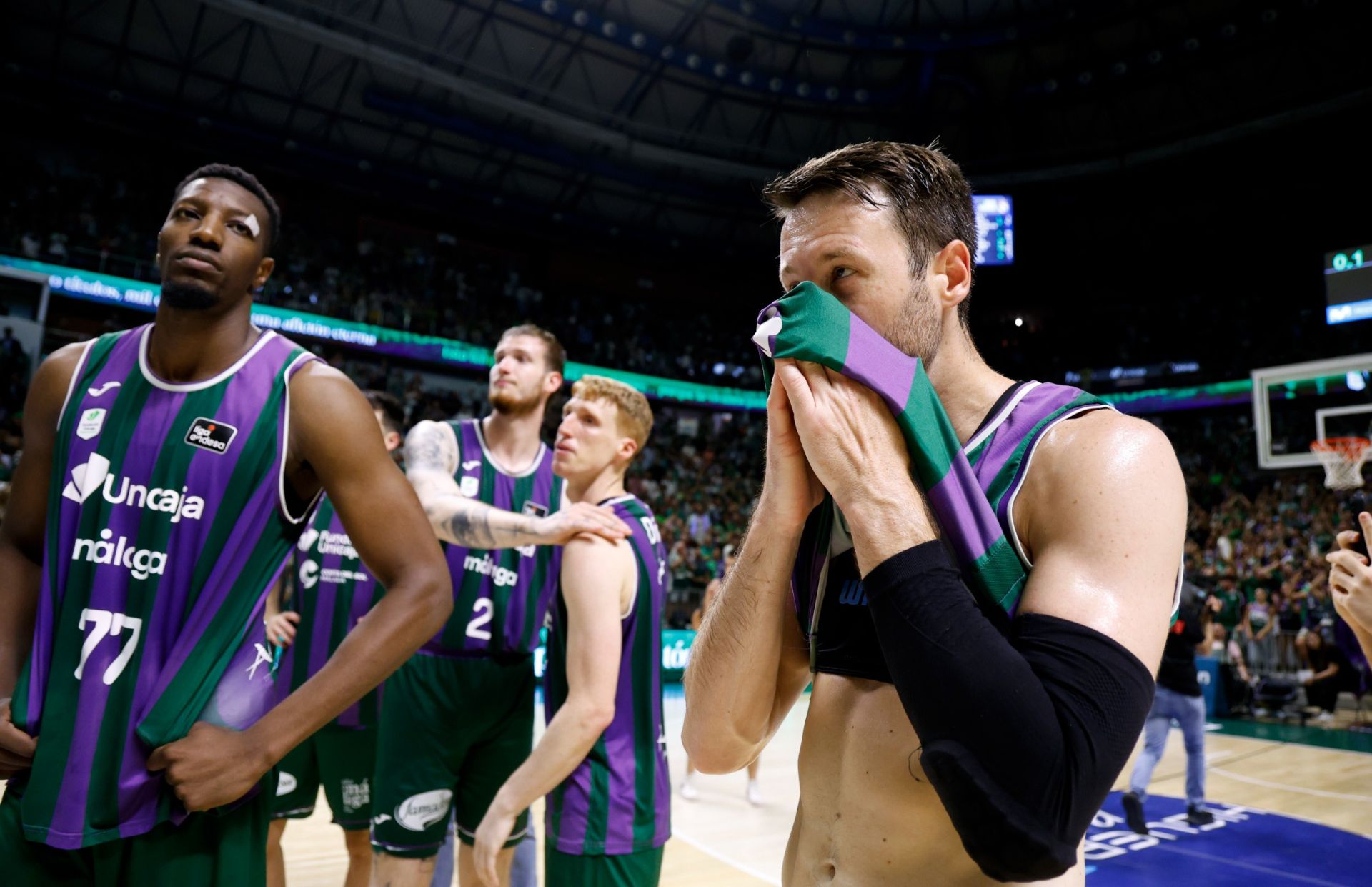 El cuarto duelo entre Unicaja y Real Madrid, en imágenes