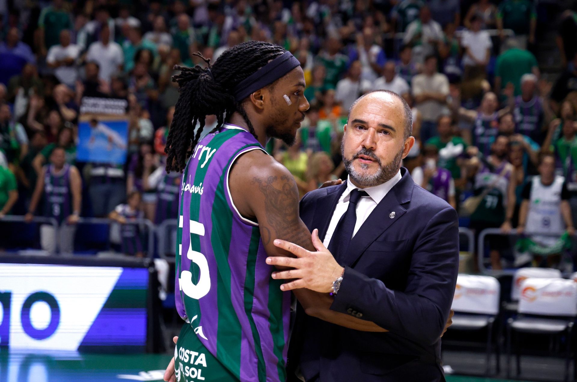 El cuarto duelo entre Unicaja y Real Madrid, en imágenes