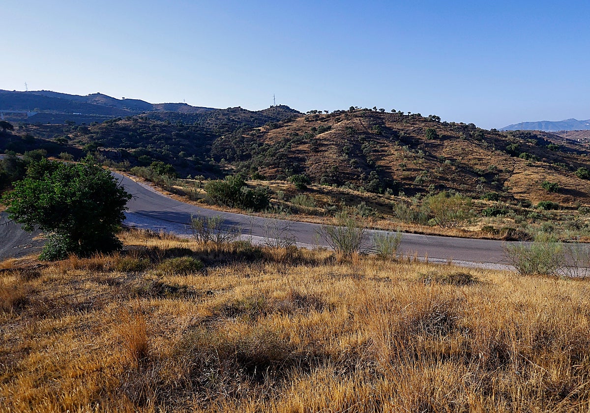Imagen del entorno en el que se proyectaba el Centro Ambiental Málaga Norte.