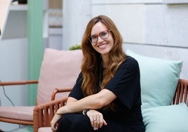 Cristina Pitarch, en el centro de ciberseguridad de Google en Málaga.