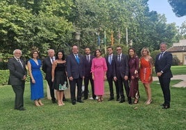 Nueva junta directiva del Colegio de la Arquitectura Técnica de Málaga.
