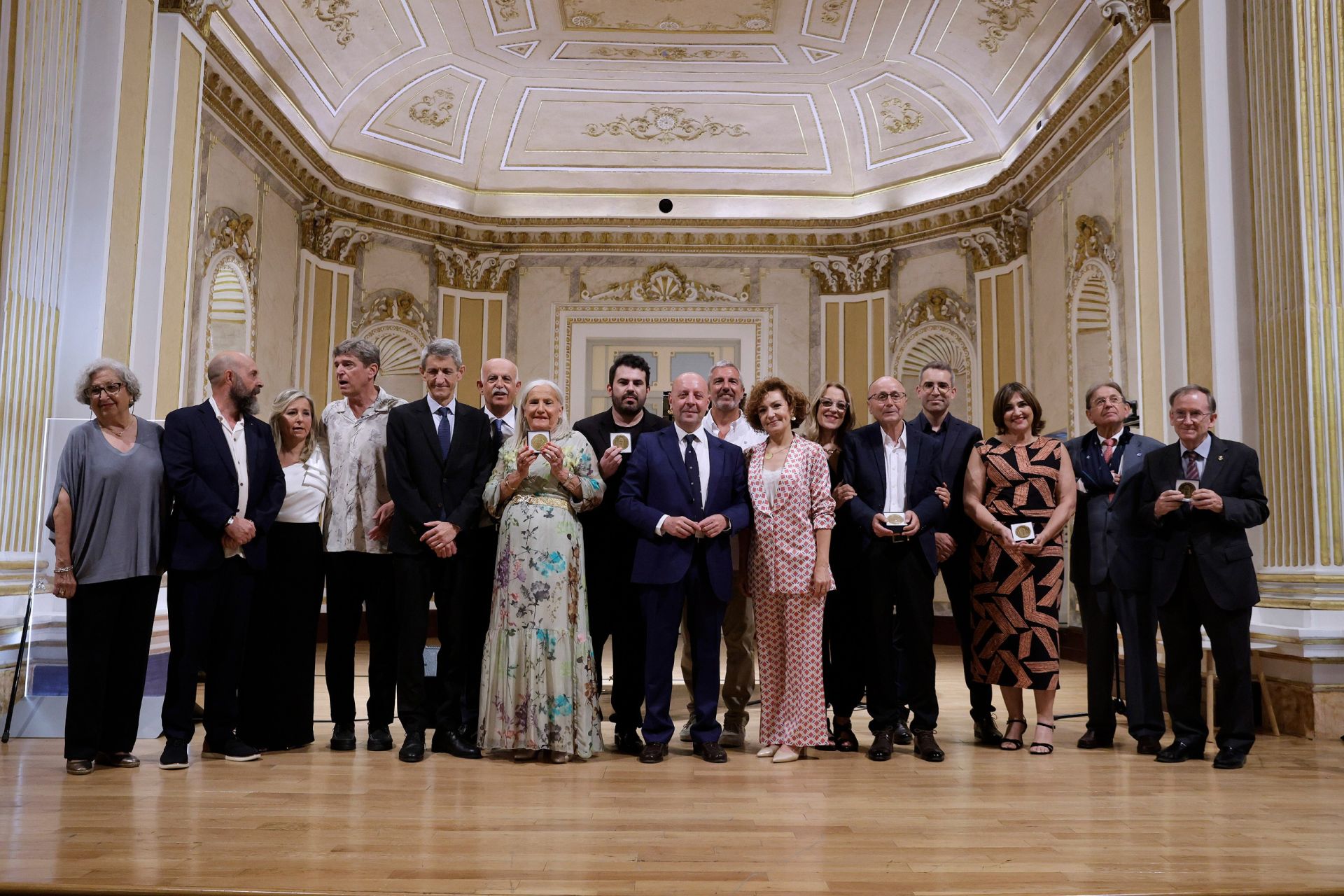 La entrega de las Medallas del Ateneo de Málaga, en imágenes