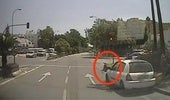 Imagen del carrito atropellado en Marbella.