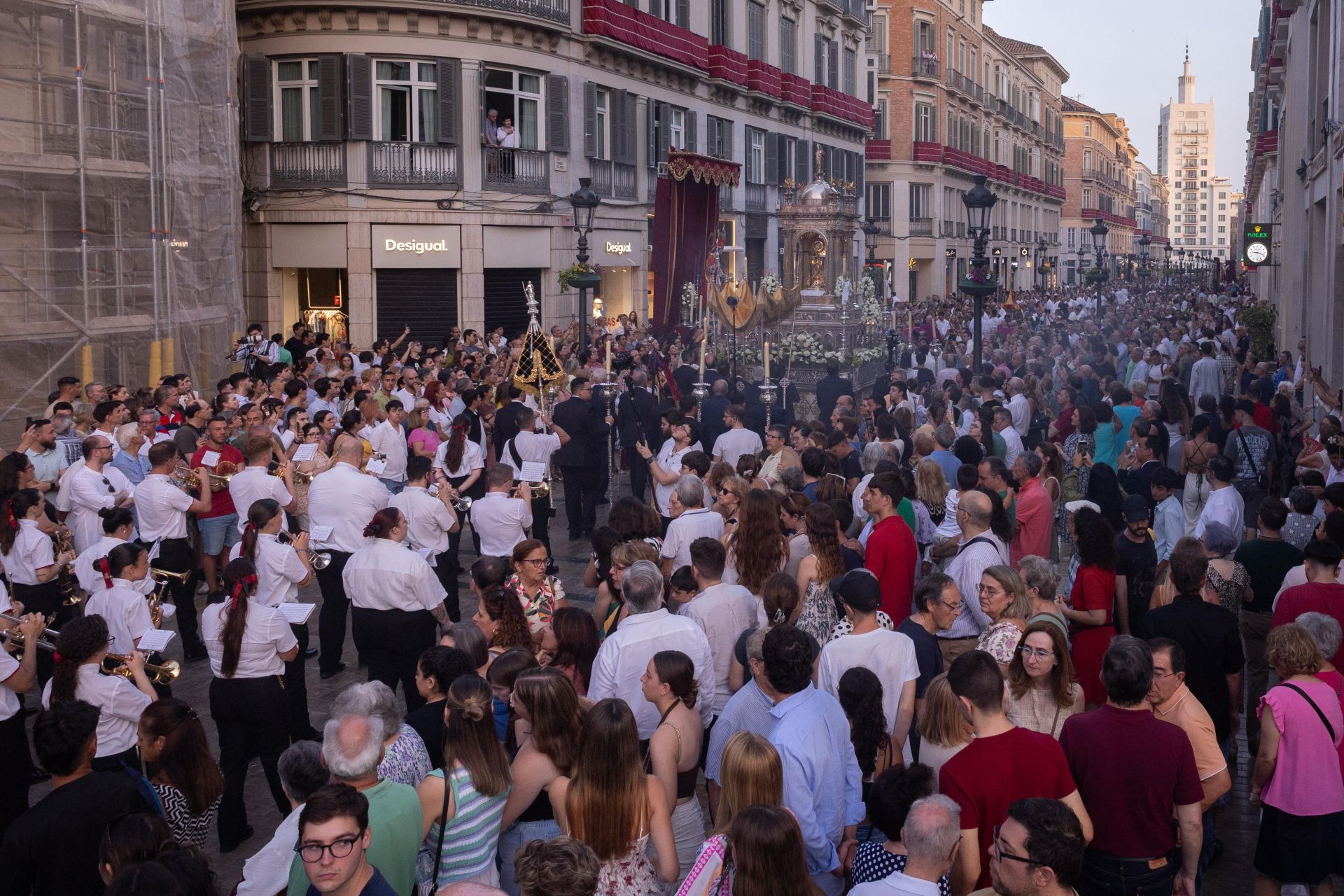 La procesión del Corpus por el Centro de Málaga, en imágenes