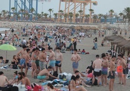 Noche de San Juan en las playas de Málaga
