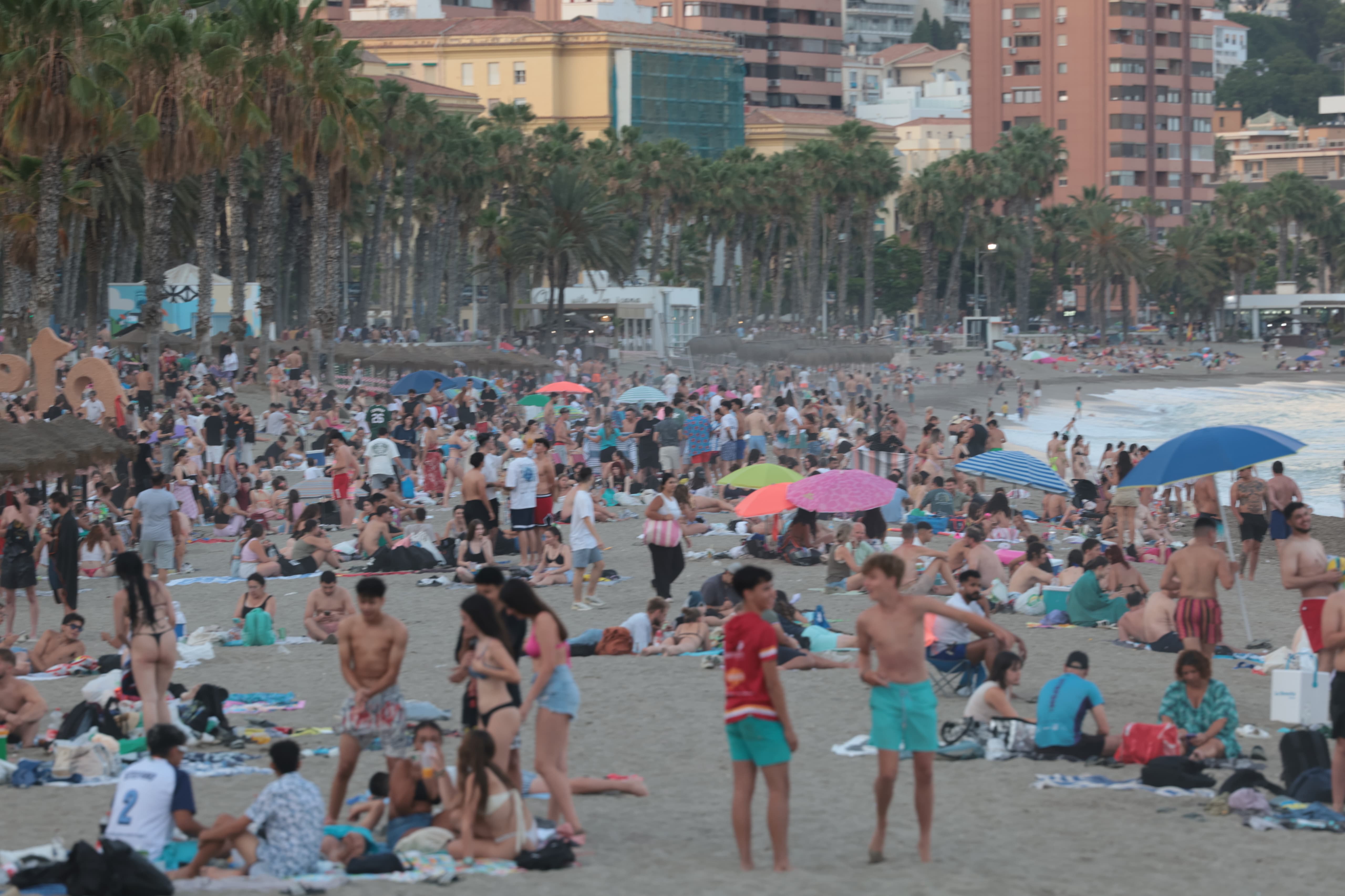 Playa de La Malagueta.