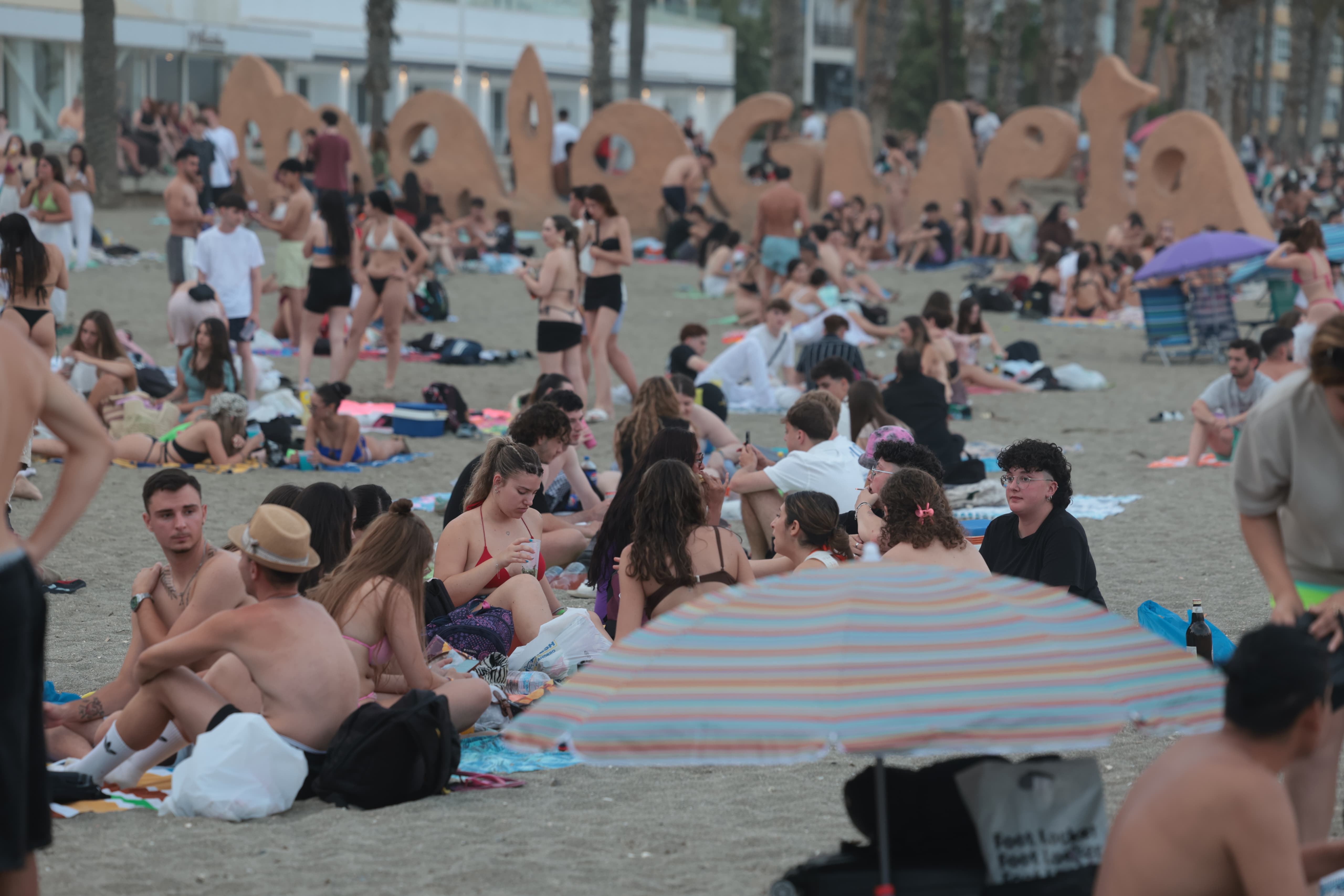 Playa de La Malagueta.