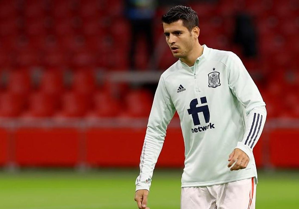 Detenido un malagueño por amenazar de muerte a Morata tras fallar el penalti en la Nations League