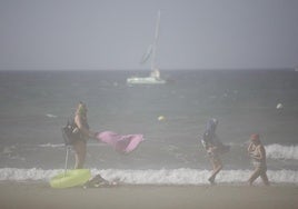 Minigalerna ocurrida en las playas de El Palo en 2023.