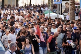 Tercer día de huelga del metal en Cádiz