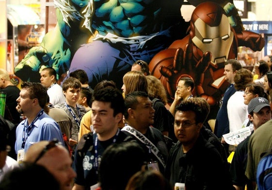 El público en la Comic-Con de San Diego, el mayor evento de su género en el mundo.