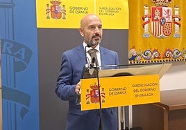 Javier Salas, en una imagen de archivo, en la Subdelegación del Gobierno.