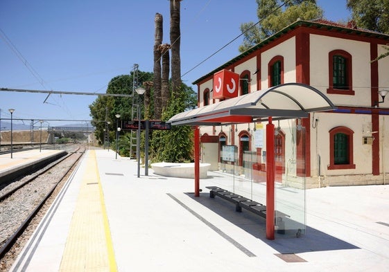 Estación de Aljaima en la línea C2 del Guadalhorce.