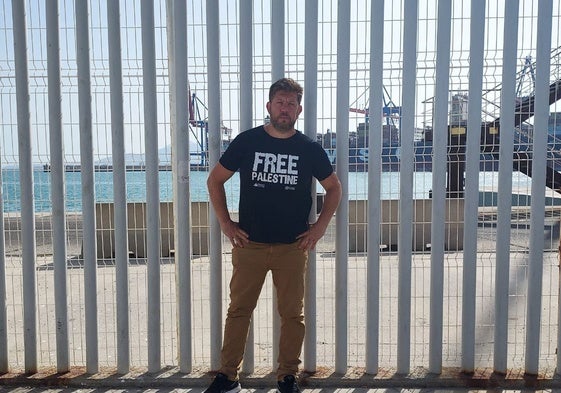 Nico Sguiglia, en el Puerto de Málaga.