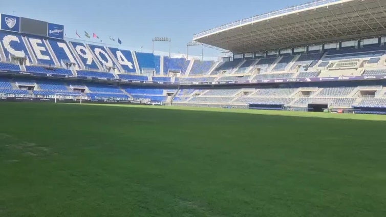 La Rosaleda ya muestra casi su mejor imagen