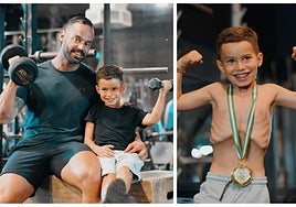 Nacho Bueno, el niño que sueña con ser culturista