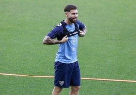 Dani Sánchez, en la última sesión de la anterior campaña.
