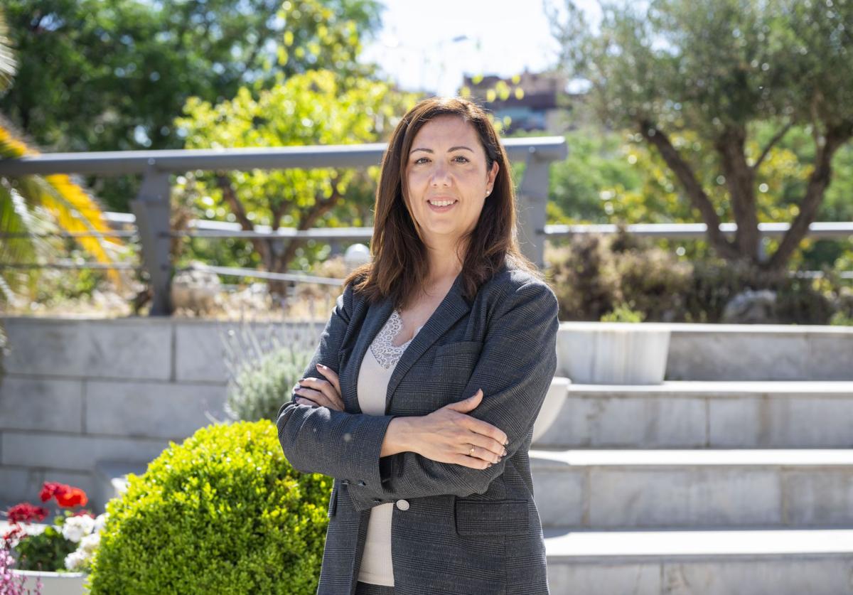 La responsable de Negocio Internacional en Caja Rural Granada, Olga Cara,