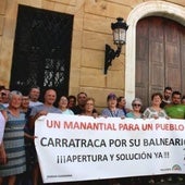 IU reclama que las administraciones recuperen el balneario de Carratraca para uso público