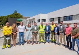 El consejero de la Presidencia, Antonio Sanz, ha visitado los trabajos del nuevo Cedefo.