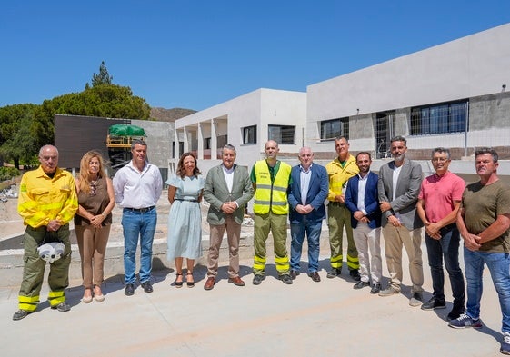 El consejero de la Presidencia, Antonio Sanz, ha visitado los trabajos del nuevo Cedefo.
